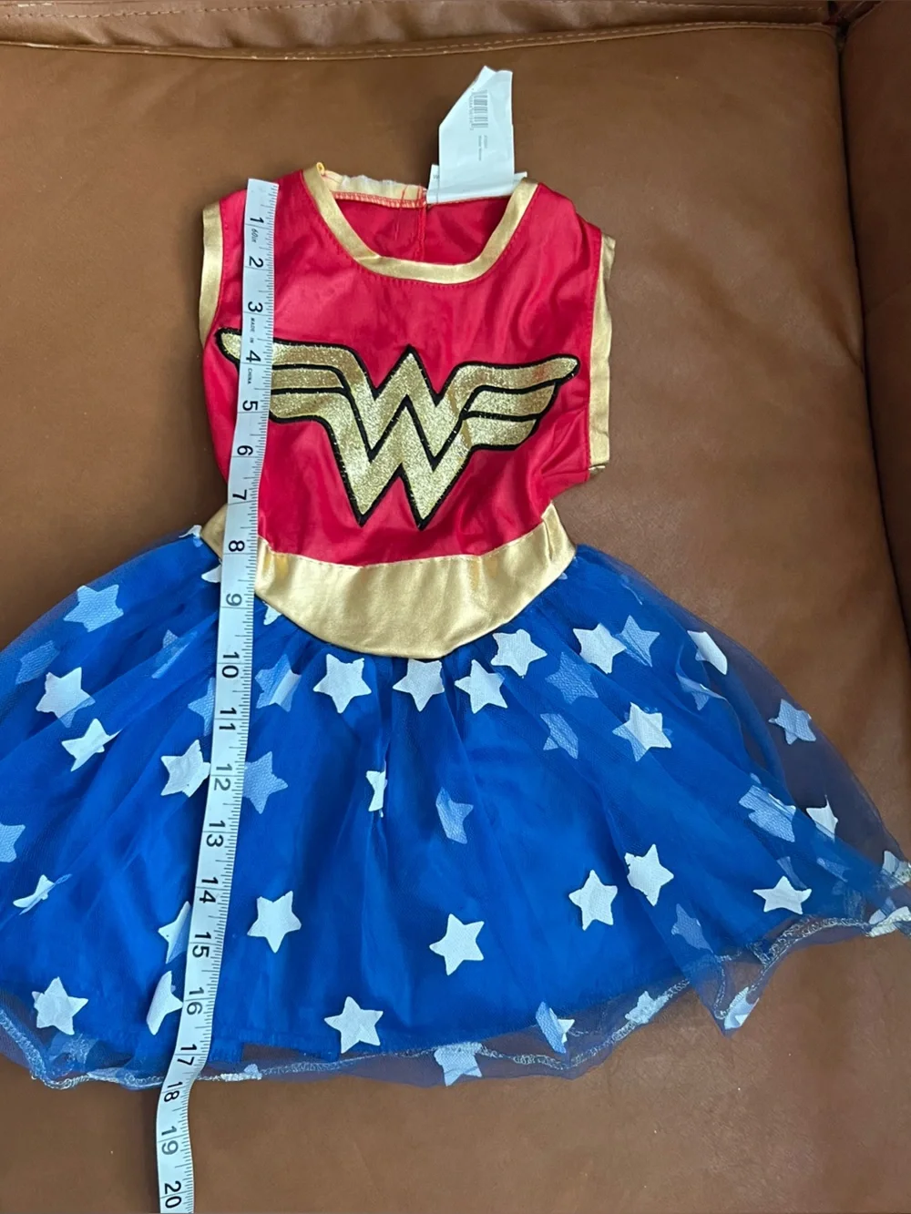 Rubie's DC Comics Wonder Woman Deluxe Girls' Tutu Costume Dress Halloween Sz XS